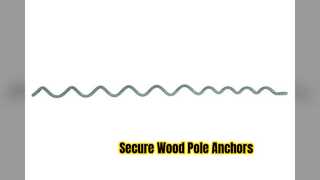 Secure Cable Anchors For Wood Poles
